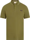 Calvin Klein STRETCH PIQUE TIPPIN, LHT Yeşil Erkek T-Shirt & Polo