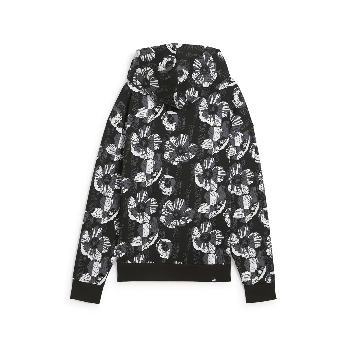 Puma ESS+ CLASS ACT AOP Hoodie Siyah Kadın Hoodie