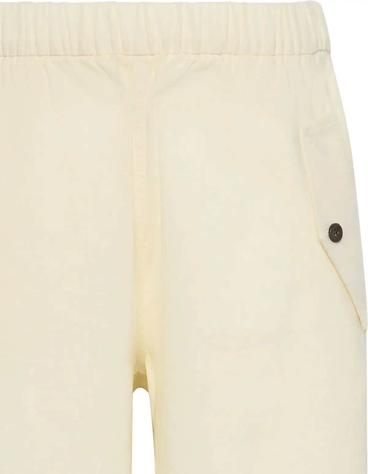 Calvin Klein LINEN CARGO PANT Kadın Krem Pantolon