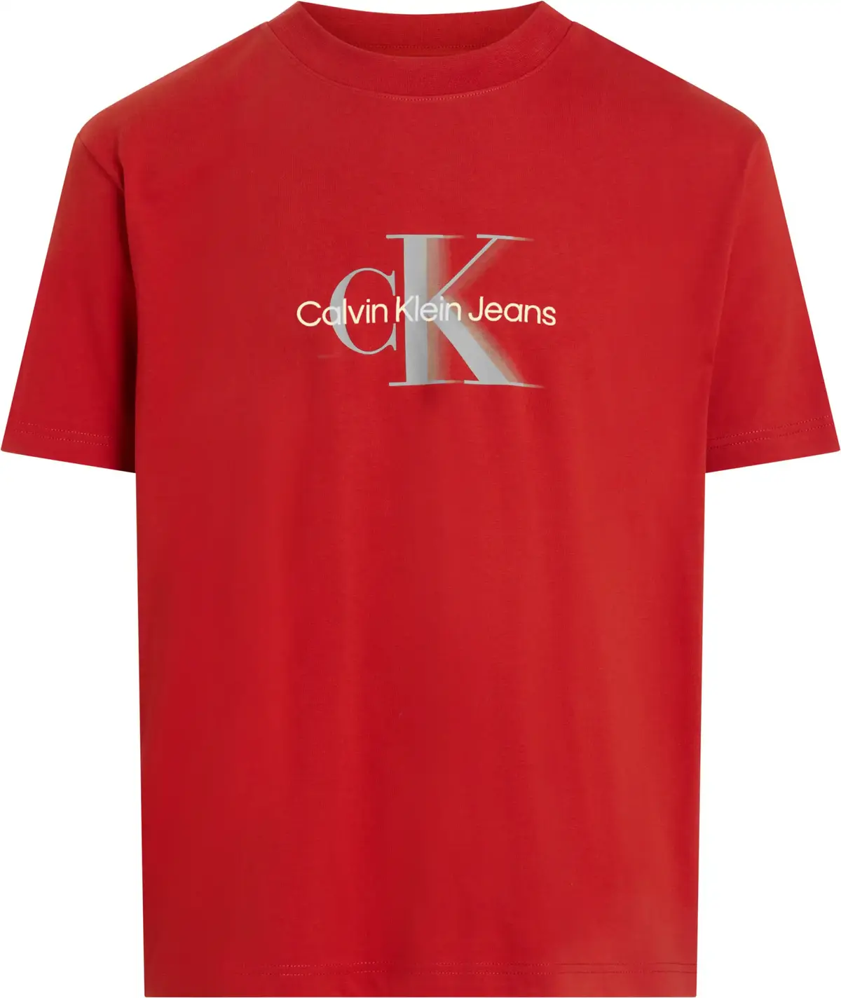 Calvin Klein MONOLOGO SHIFT TEE, XNI Kırmızı Erkek T-Shirt & Polo