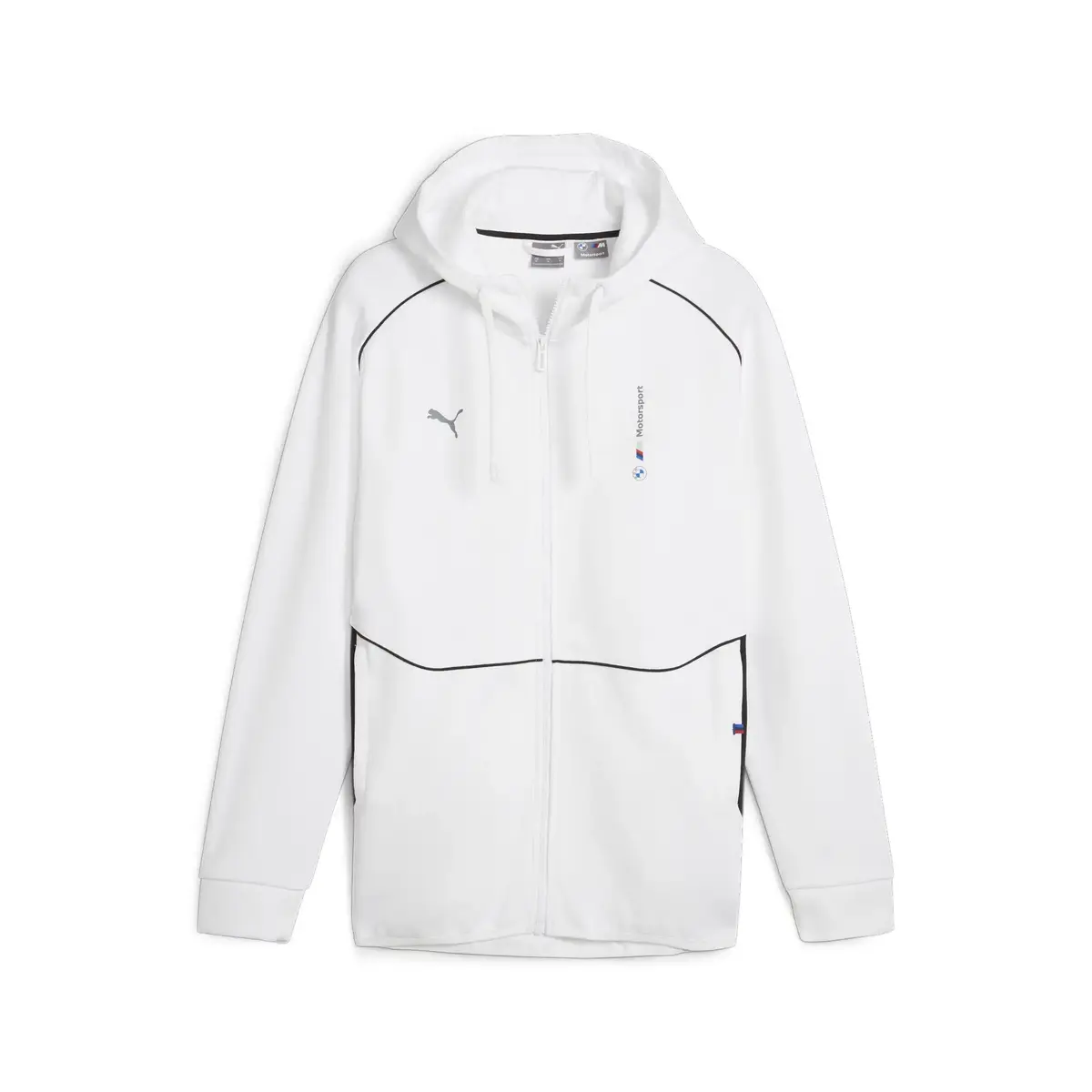 Puma BMW MMS Hooded Sweat Jacket Beyaz Erkek Sweat Ceket