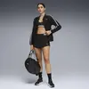 Puma W FLORAL RIBBON WOVEN FZ Siyah Kadın Fermuarlı Ceket