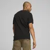 Puma ESS ELEVATED Waffle Tee Siyah Erkek T-Shirt