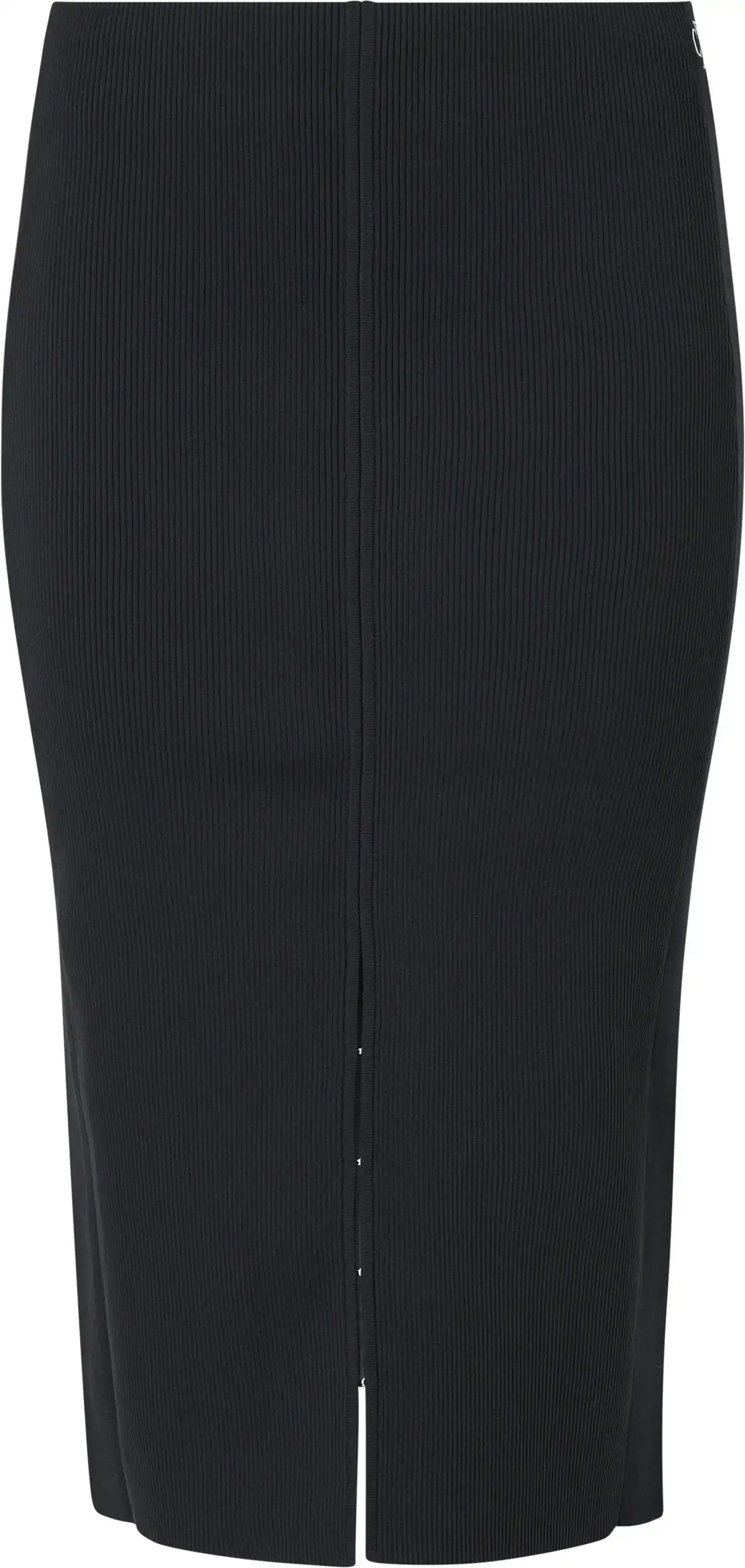 Calvin Klein HOOK & EYE KNITTED S Kadın Siyah Etek