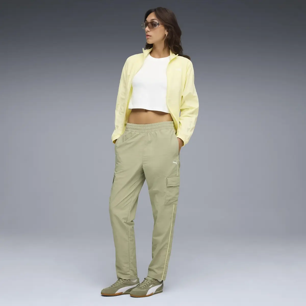 Puma PUMA SPORT Woven Cargo Pants Haki Kadın Eşofman Altı