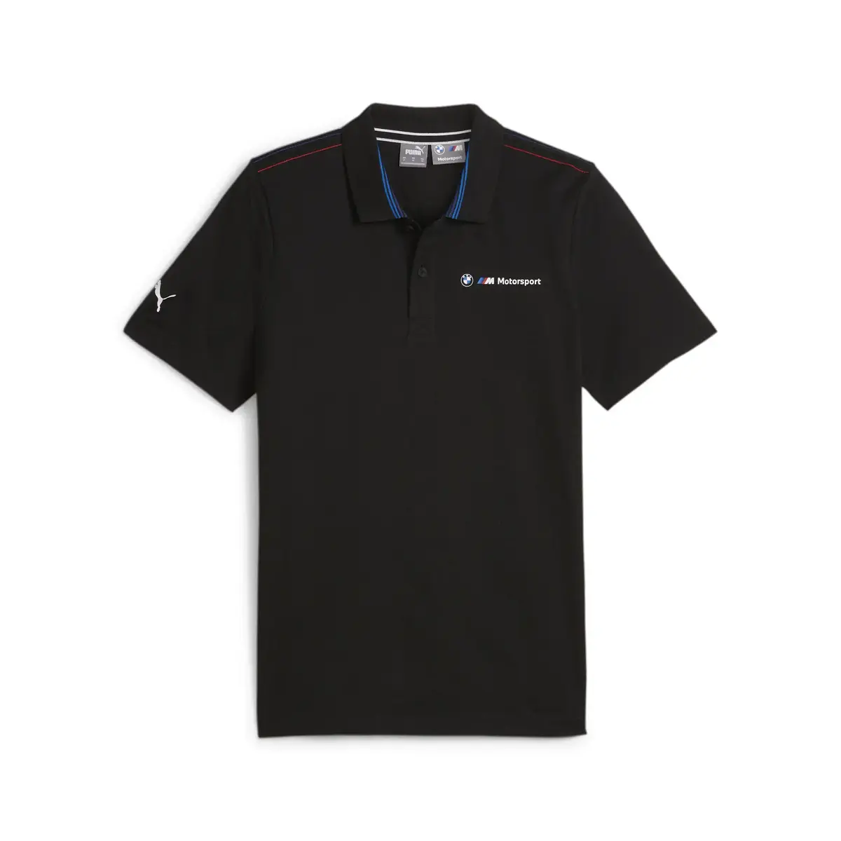 Puma BMW MMS Jacquard Polo Siyah Erkek Polo T-Shirt