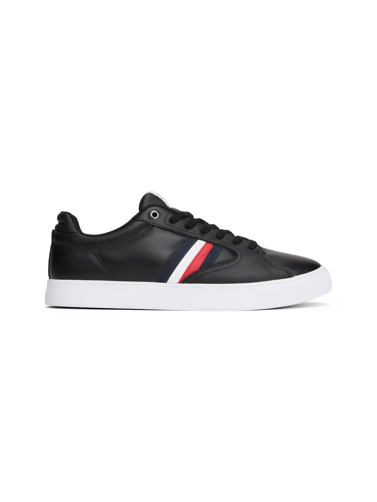 Tommy Hilfiger ICON COURT STRIPES Siyah Erkek Spor Ayakkabı & Sneaker