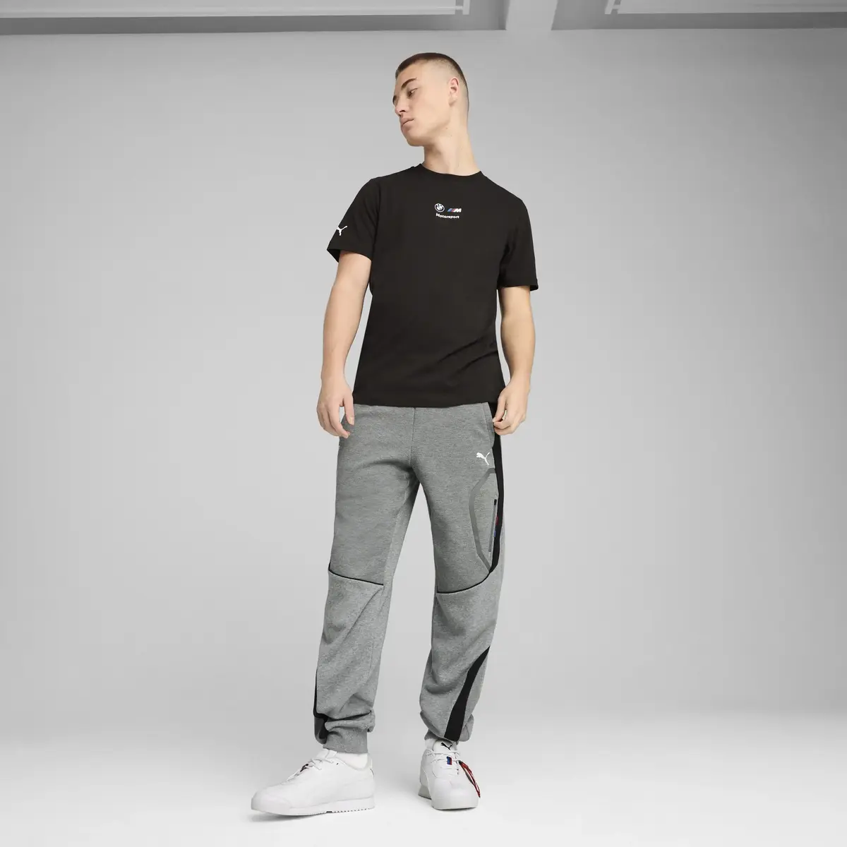 Puma BMW MMS SWEAT PANTS REG/CC Gri Erkek Eşofman Altı