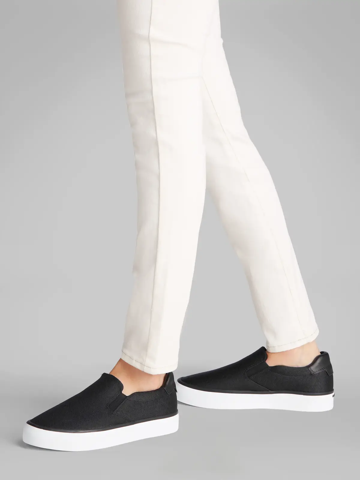 Calvin Klein VULC SLIP ON JACQ Siyah Kadın Günlük Spor Ayakkabı