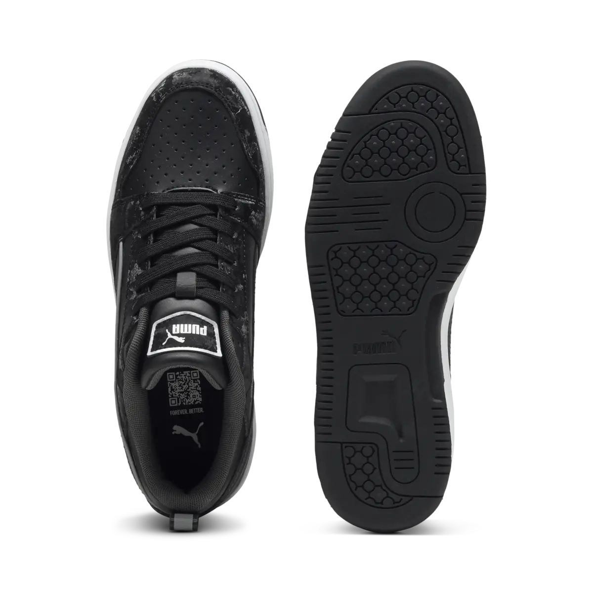 Puma Rebound v6 Low DayINight Siyah Erkek Spor Ayakkabı & Sneaker