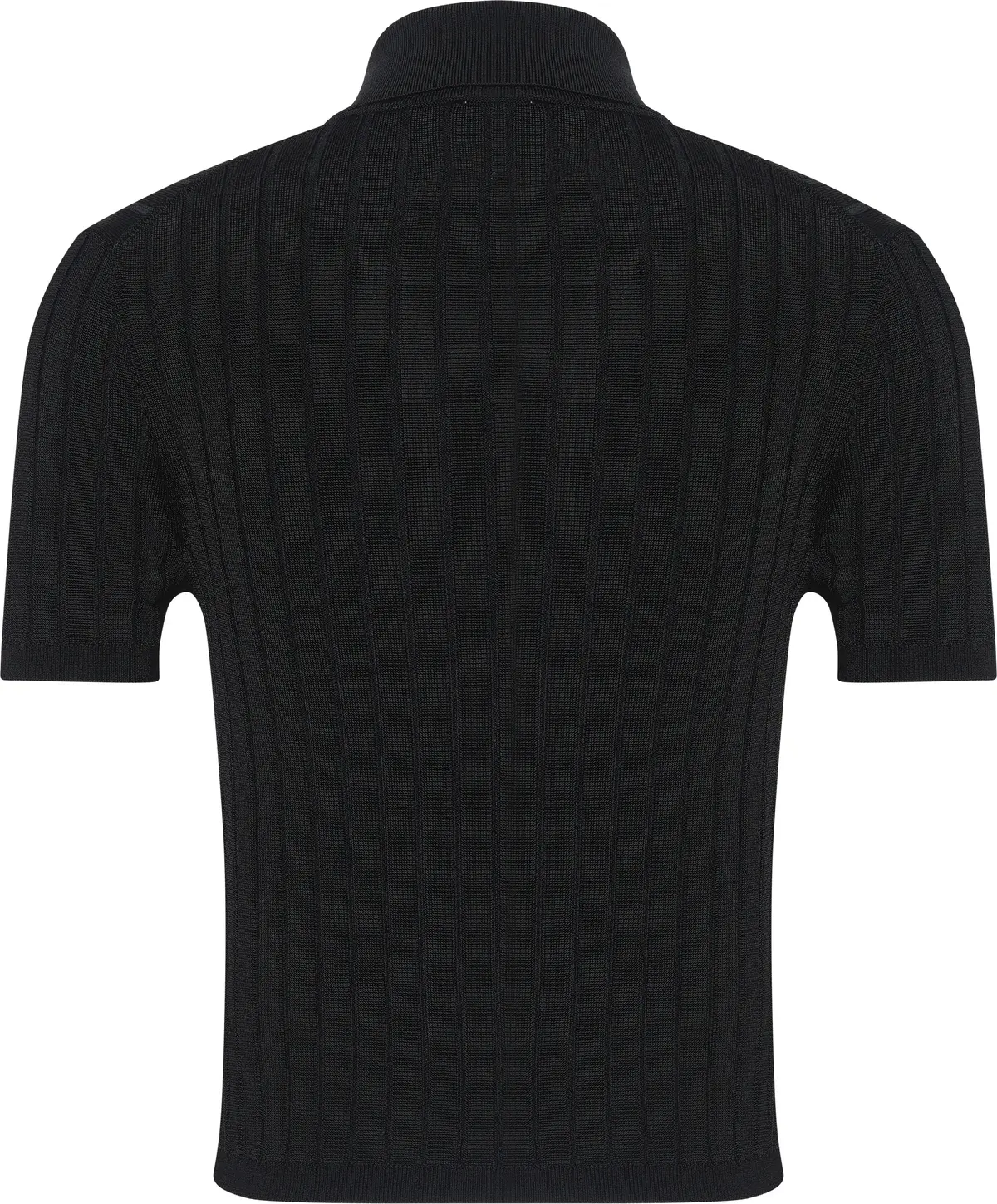 Calvin Klein SILKY CROPPED BABY P, UB1 Siyah Kadın T-Shirt & Polo