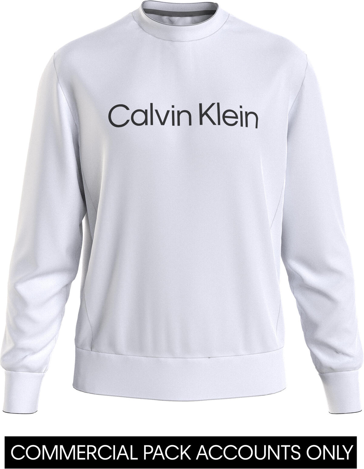 Calvin Klein HERO LOGO COMFORT SW Erkek Beyaz Sweatshirt