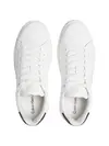 Calvin Klein BOLD FLATF LOW LACE, 01W Beyaz Kadın Spor Ayakkabı & Sneaker
