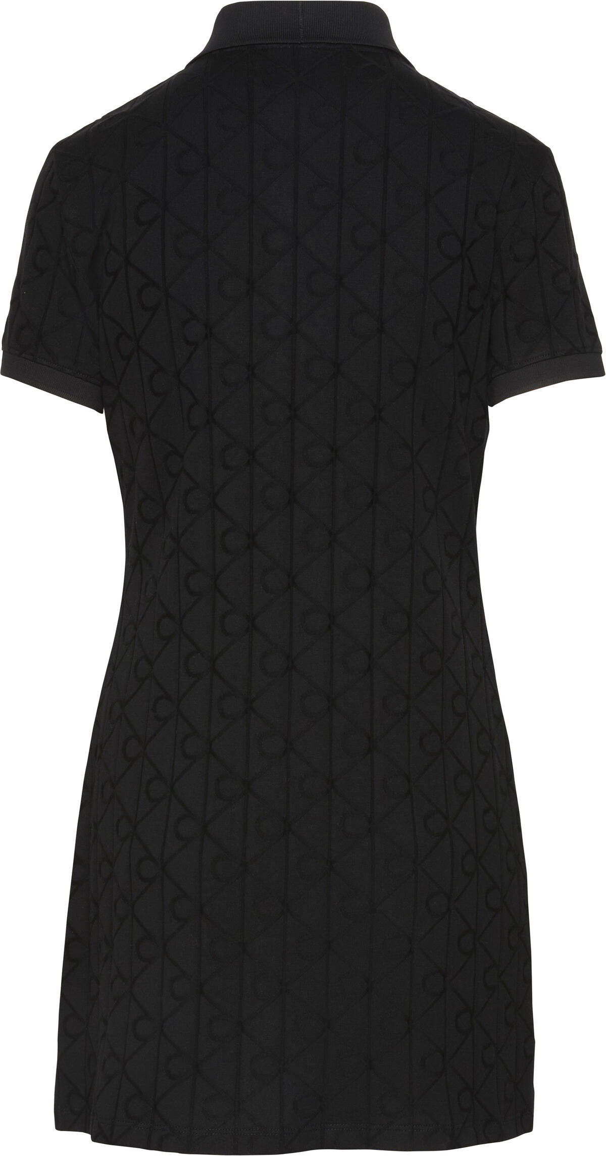Calvin Klein SS AOP JACQUARD MINI DRESS Siyah Kadın Elbise