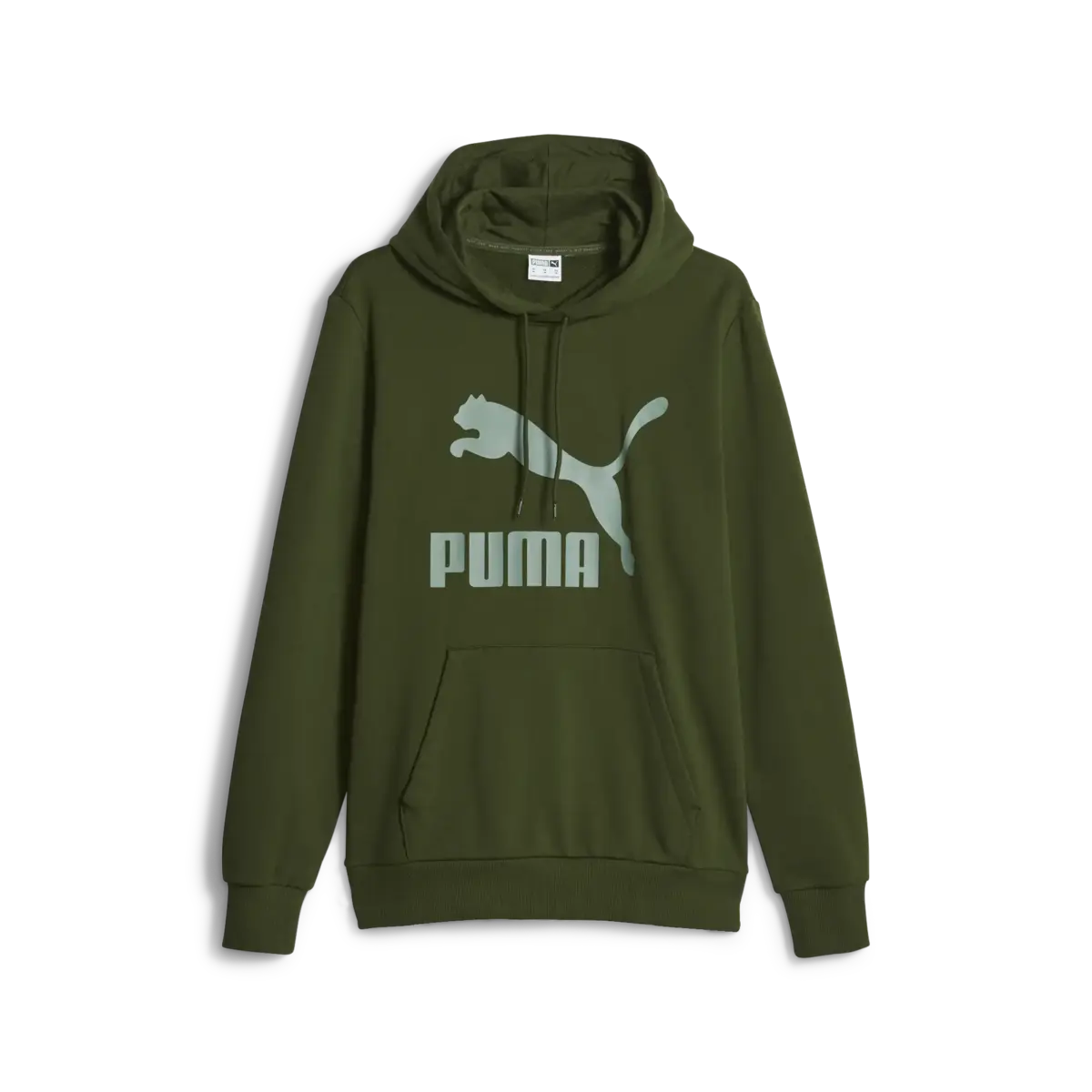 Puma Classics Logo Hoodie Yeşil Erkek Hoodie