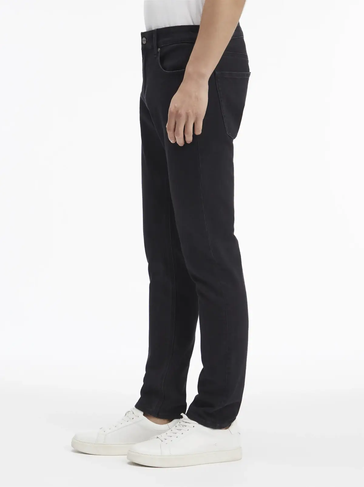 Calvin Klein SLIM FIT - RINSE BLA, 1AP Siyah Erkek Jean Pantolon