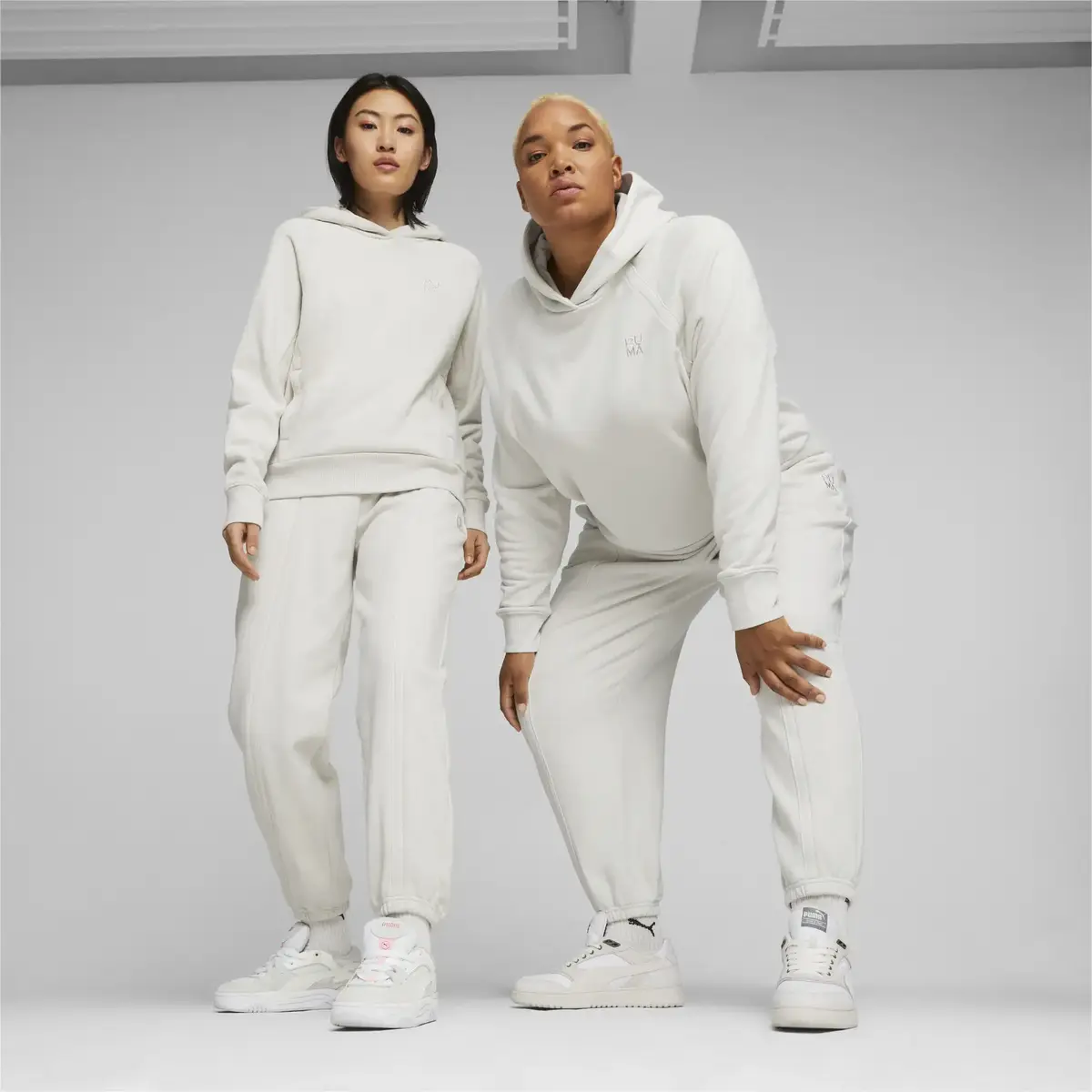Puma INFUSE Relaxed Hoodie Gri Kadın Sweatshirt
