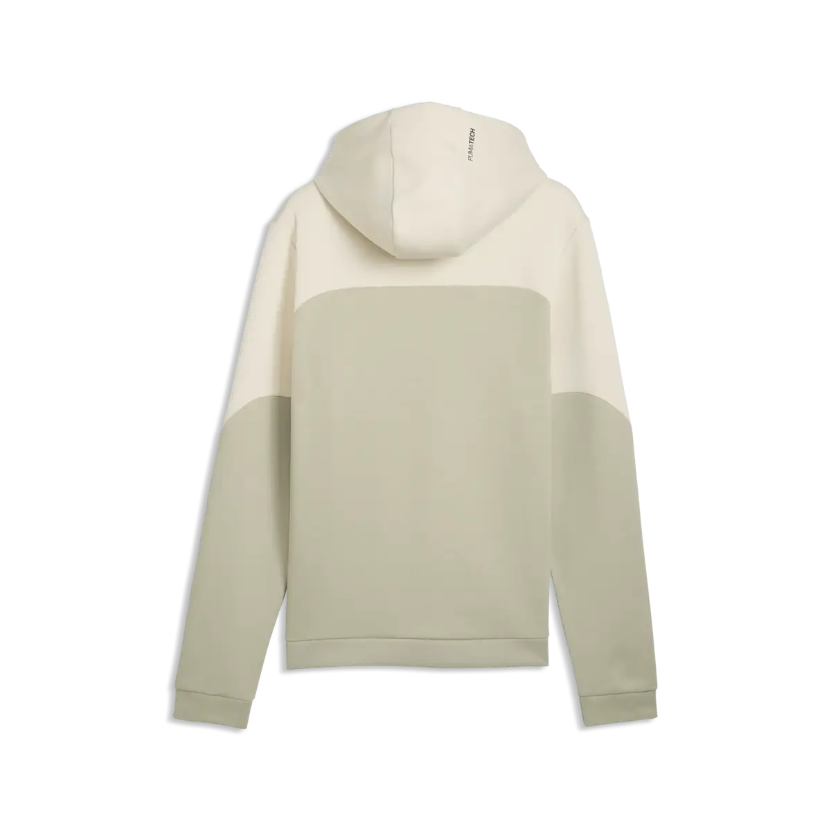 Puma PUMATECH Full-Zip Hoodie DK Krem Erkek Fermuarlı Hoodie