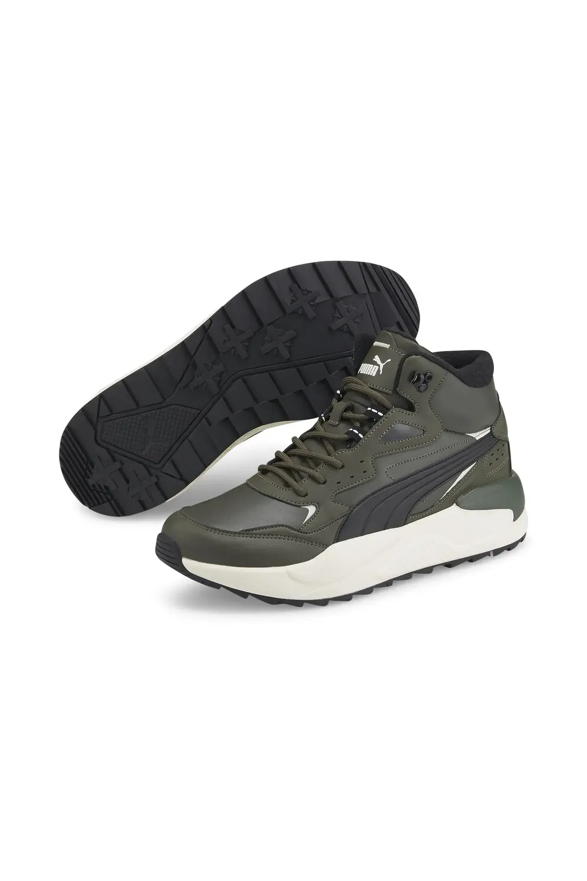 Puma X-Ray Speed Mid Wtr L Yeşll Kadın Bilekli Günlük Spor Ayakkabı
