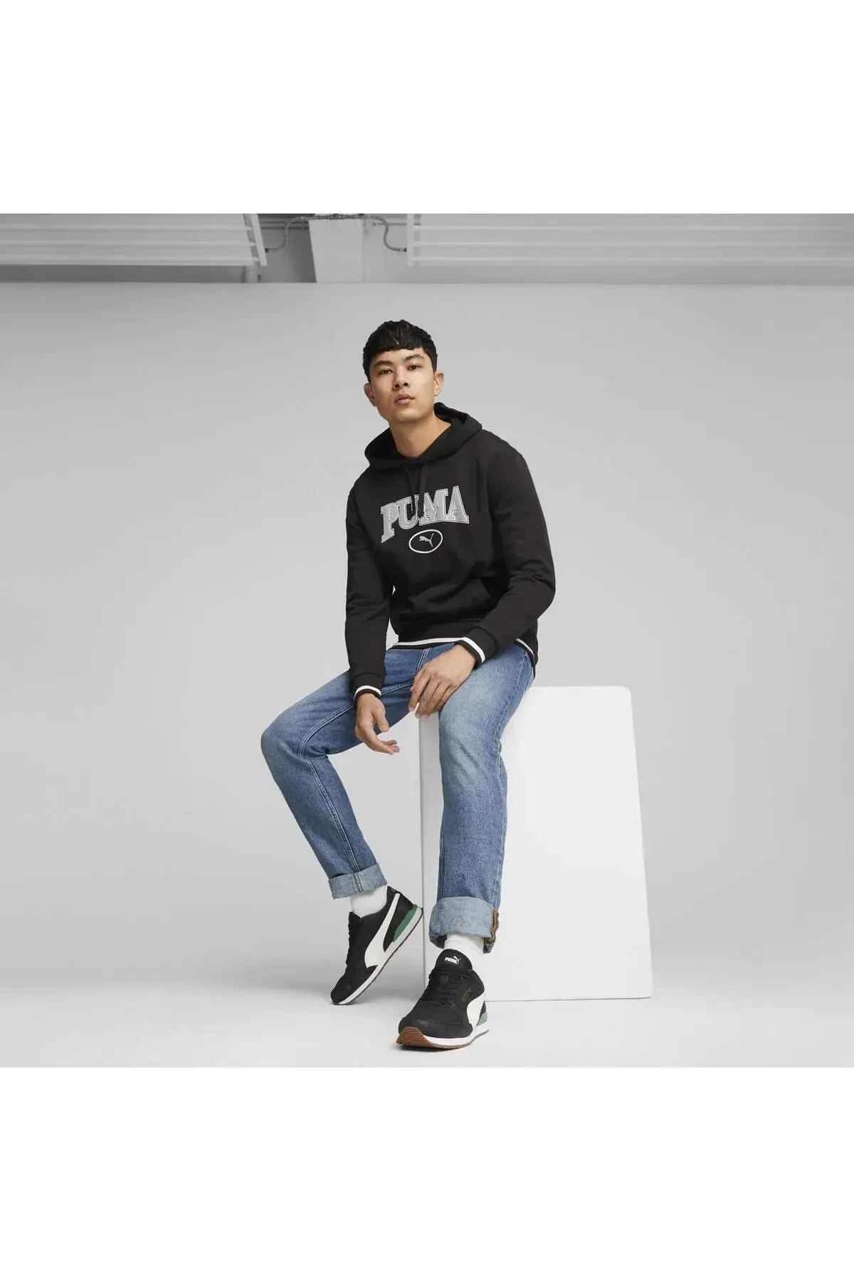 Puma ST Runner 75 Years Siyah Unisex Günlük Spor Ayakkabı