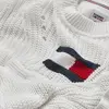 Tommy Hilfiger TJW OVRSZD FLAG STIT Kadın Krem Kazak