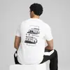 PUMA BMW MMS CAR GRAPHIC TEE 2 Beyaz Erkek T-Shirt