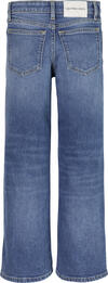 Calvin Klein HR WIDE LEG MID BLUE Kadın Mavi Kot Pantolon