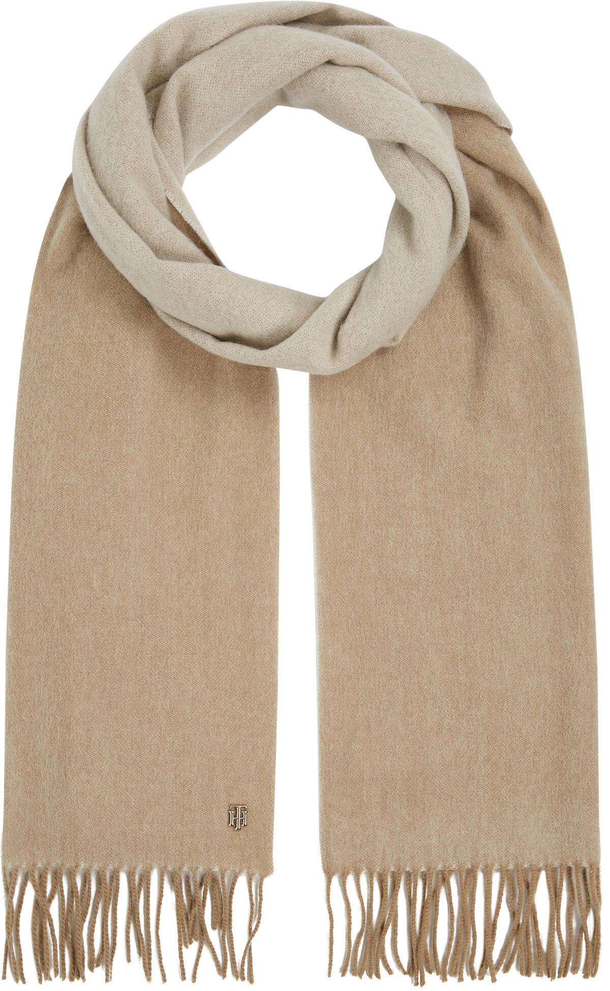 Tommy Hilfiger LUXE CASHMERE SCARF Kadın Kahverengi Atkı