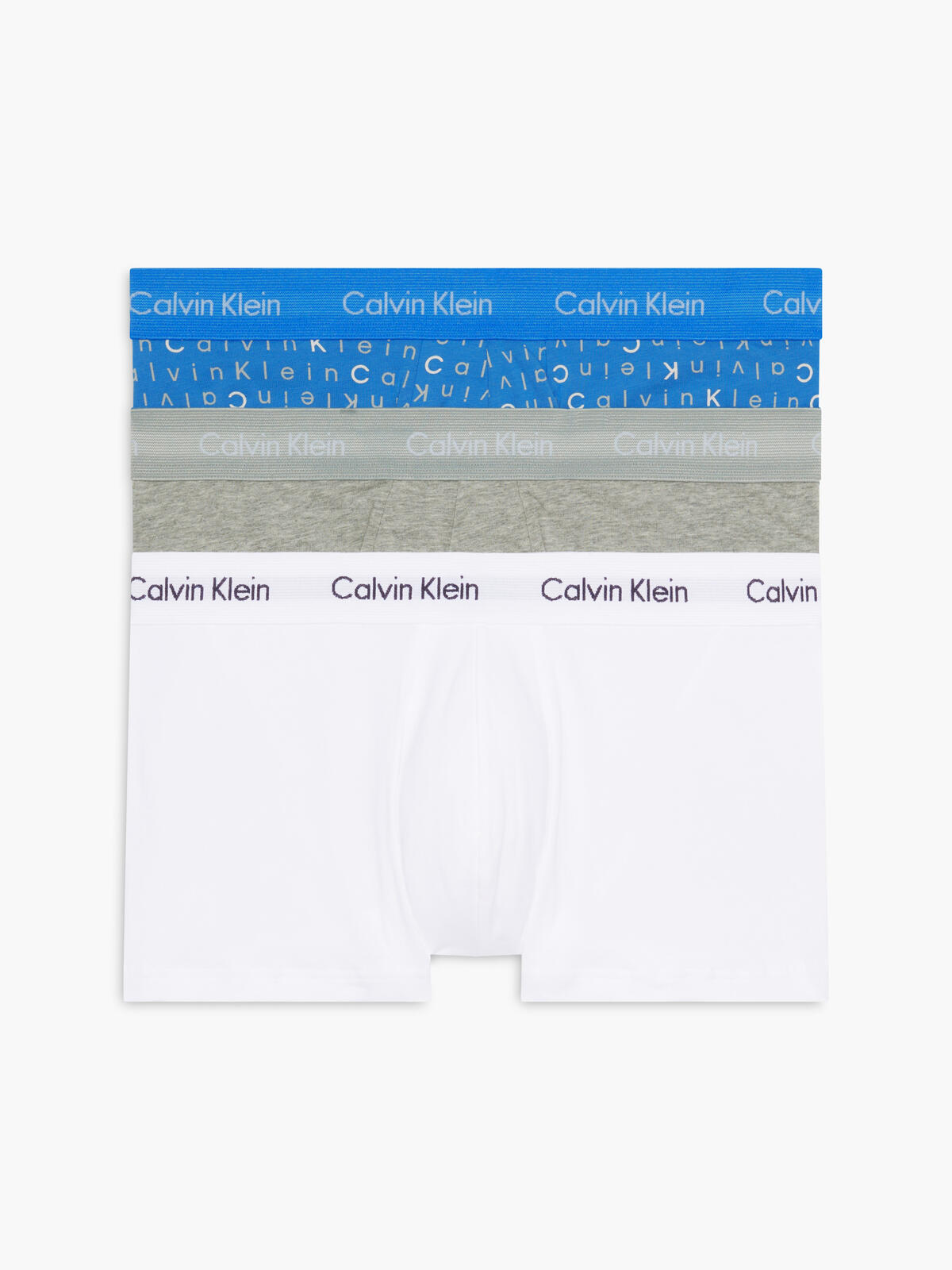Calvin Klein LOW RISE TRUNK 3PK Erkek Beyaz Boxer Set