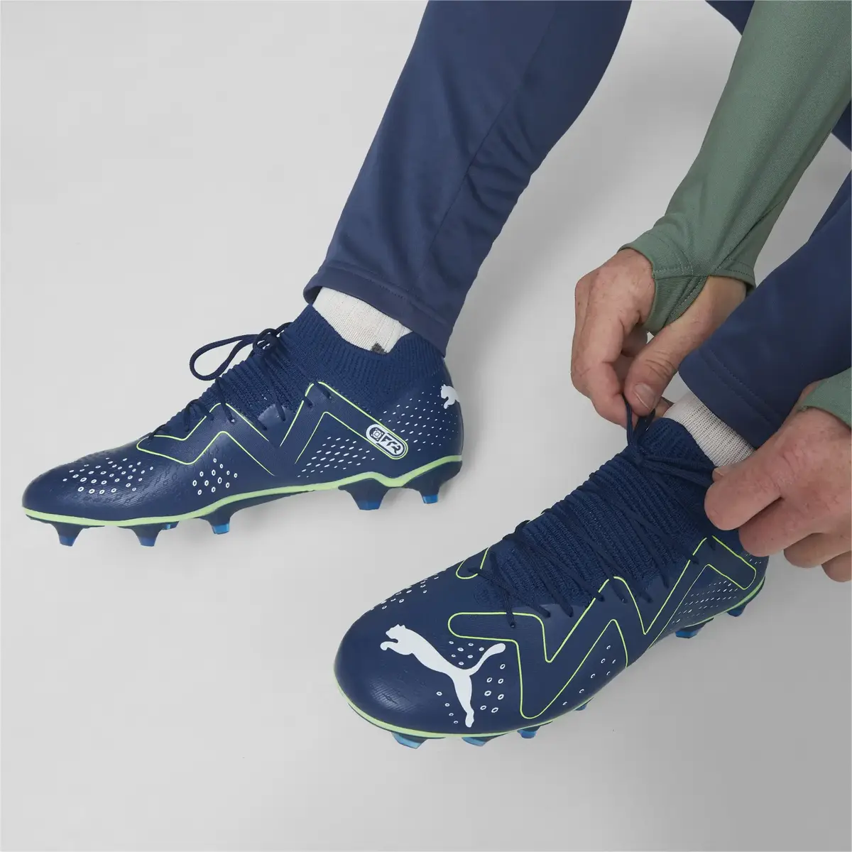 Puma FUTURE MATCH FG/AG Mavi Erkek Krampon