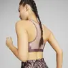 Puma Mid 4Keeps Graphic Bra Pm Kahverengi Kadın Spor Sütyeni/Bra
