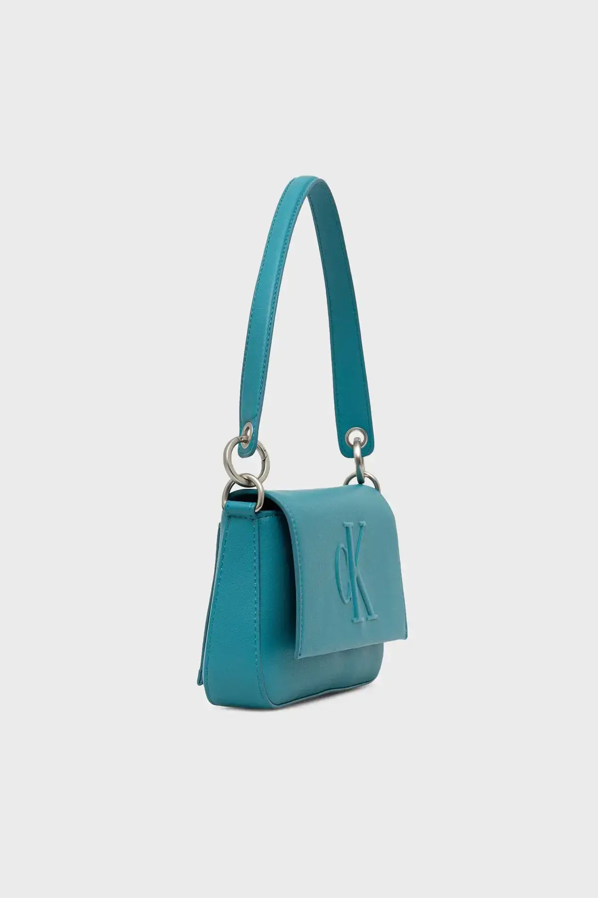 Calvin Klein SCULPTED FLAP SHOULDER POUCH Yeşil Kadın El Çantası Calvin Klein SCULPTED FLAP SHOULDER POUCH Yeşil Kadın El Çantası