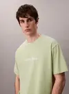 Calvin Klein SS COOLING JERSEY RLXD LOGO TEE Yeşil Erkek Tişört