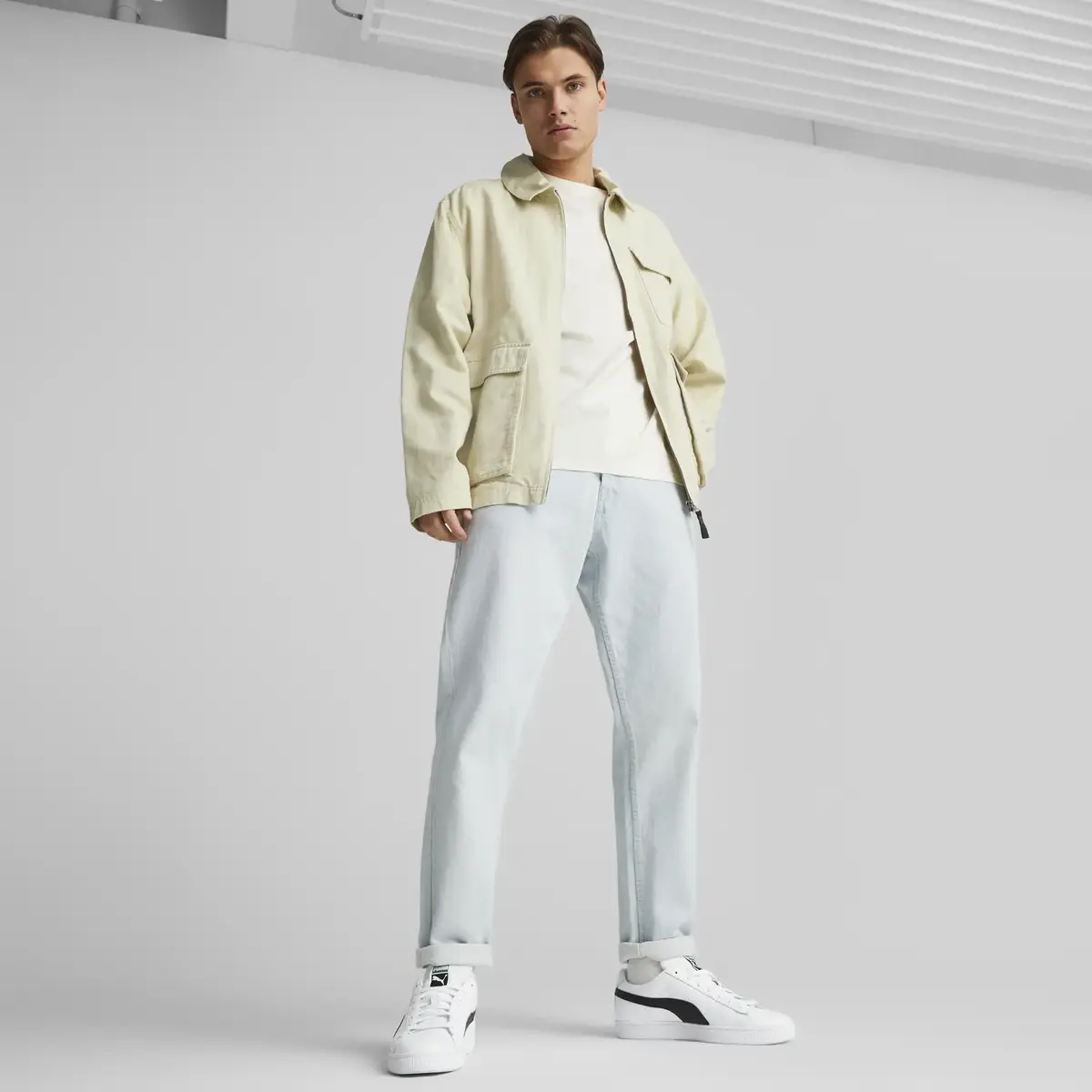 Puma Downtown Chore Jacket Bej Erkek Ceket