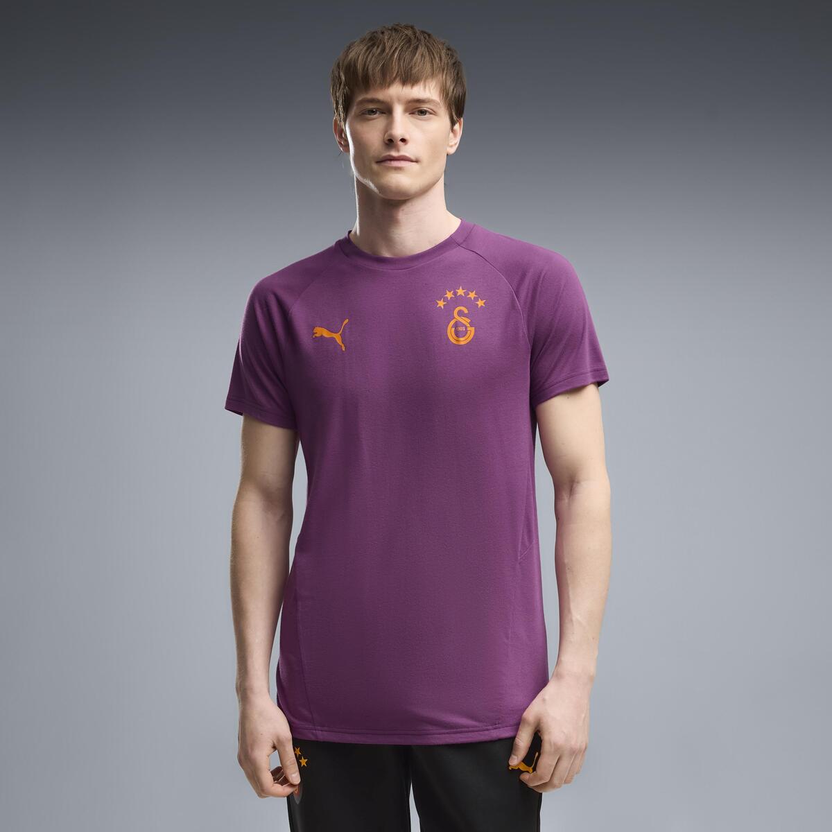 Puma GSK EVOSTRIPE Tee GALATASARAY EVOSTRIPE Erkek Dar Kesim Tişört