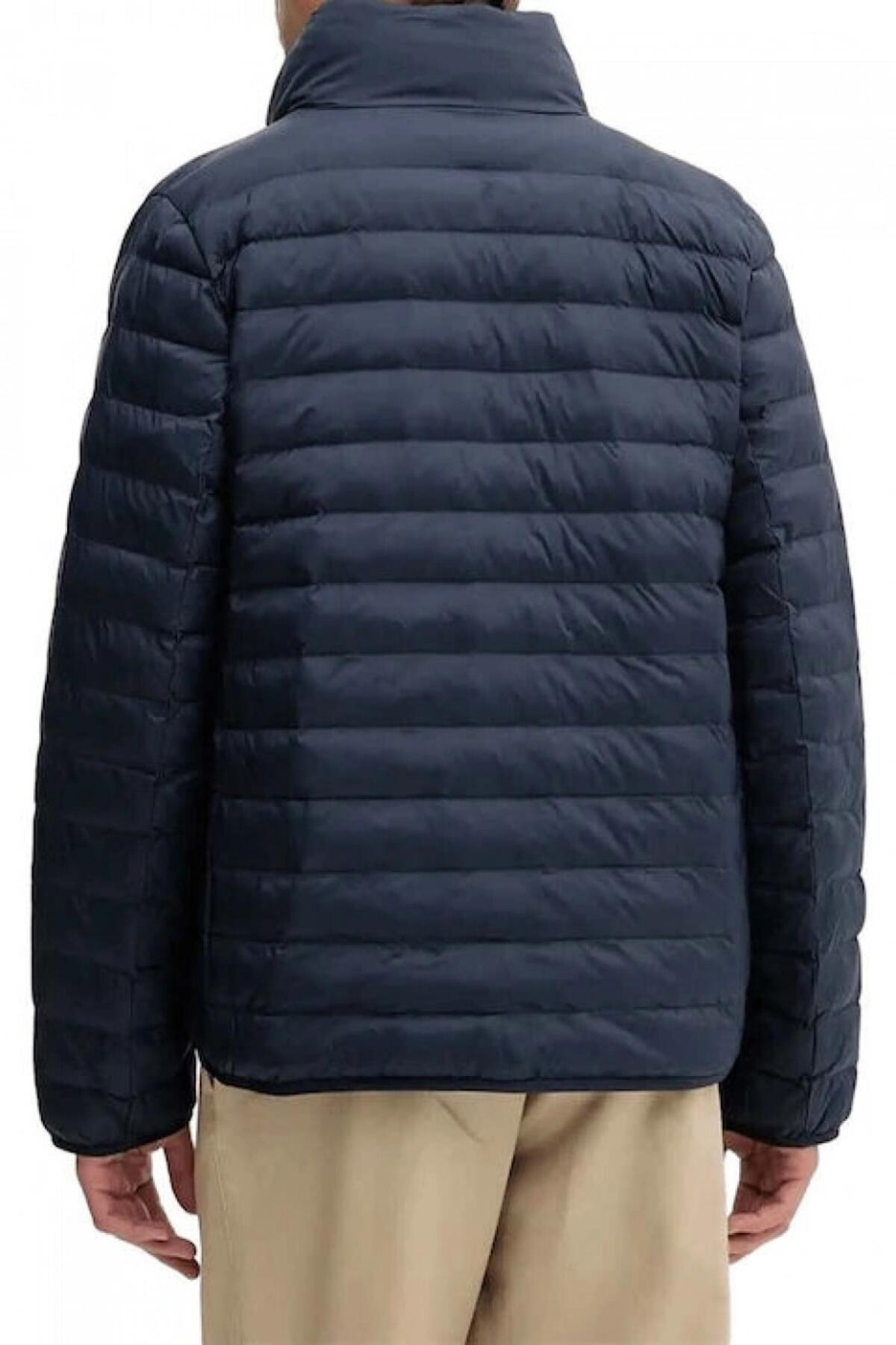 Calvin Klein LS LT WT NYLON CHANN Lacivert Erkek Mont