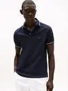 Tommy Hilfiger TIPPED SLIM FIT POLO, DW5 Siyah Erkek T-Shirt & Polo