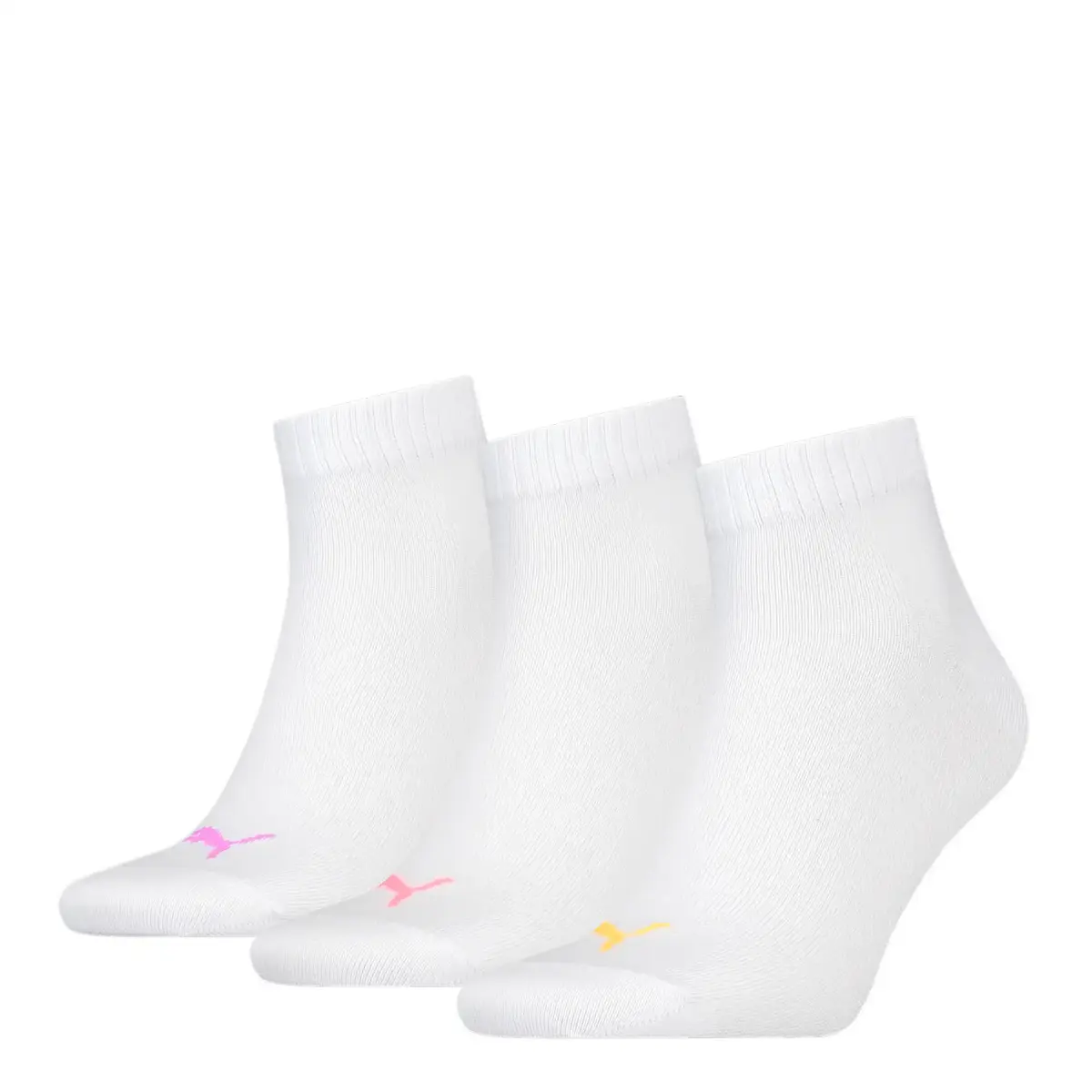 Puma PUMA UNISEX QUARTER PLAIN 3P Unisex Beyaz 3'lü Çorap