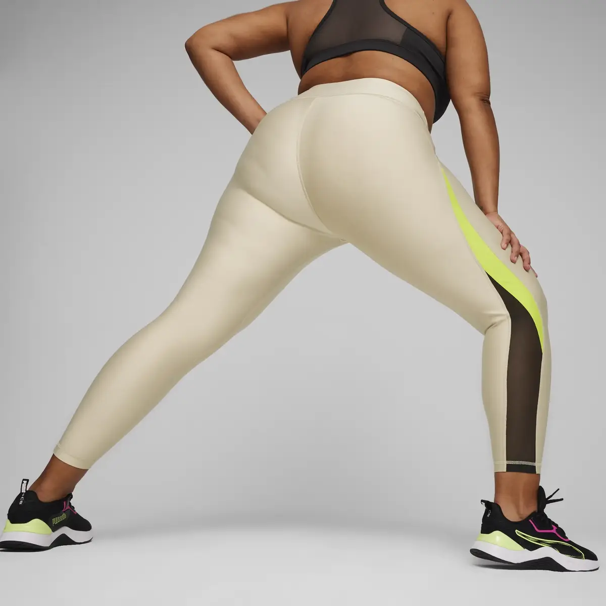 Puma FIT EVERSCULPT TIGHT Bej Kadın Tayt