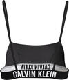 Calvin Klein BRALETTE-RP Kadın Siyah Bikini Üstü