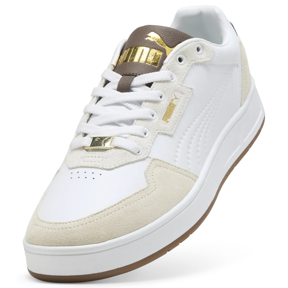 PUMA Court Classic Lux SD Erkek Kahverengi Günlük Sneaker Ayakkabı