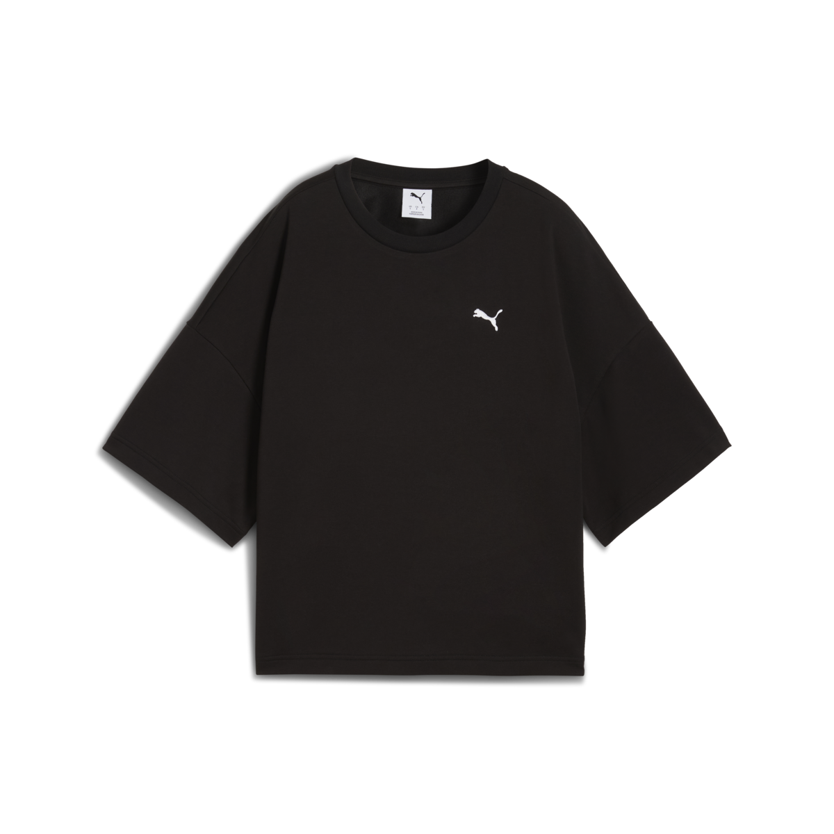 Puma WARDROBE ESS Relaxed Tee Siyah Kadın T-Shirt