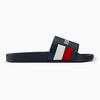 Tommy Hilfiger HILFIGER RWB POOL SL Lacivert Erkek Terlik