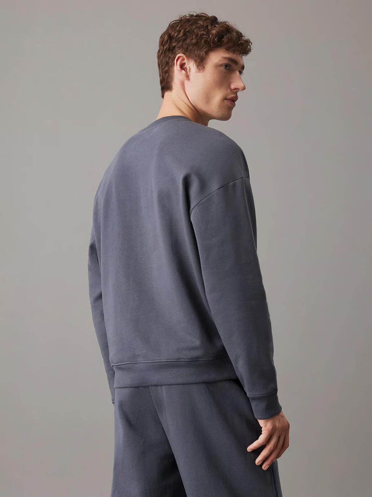Calvin Klein L/S SWEATSHIRT, CKP Mavi Erkek Sweatshirt