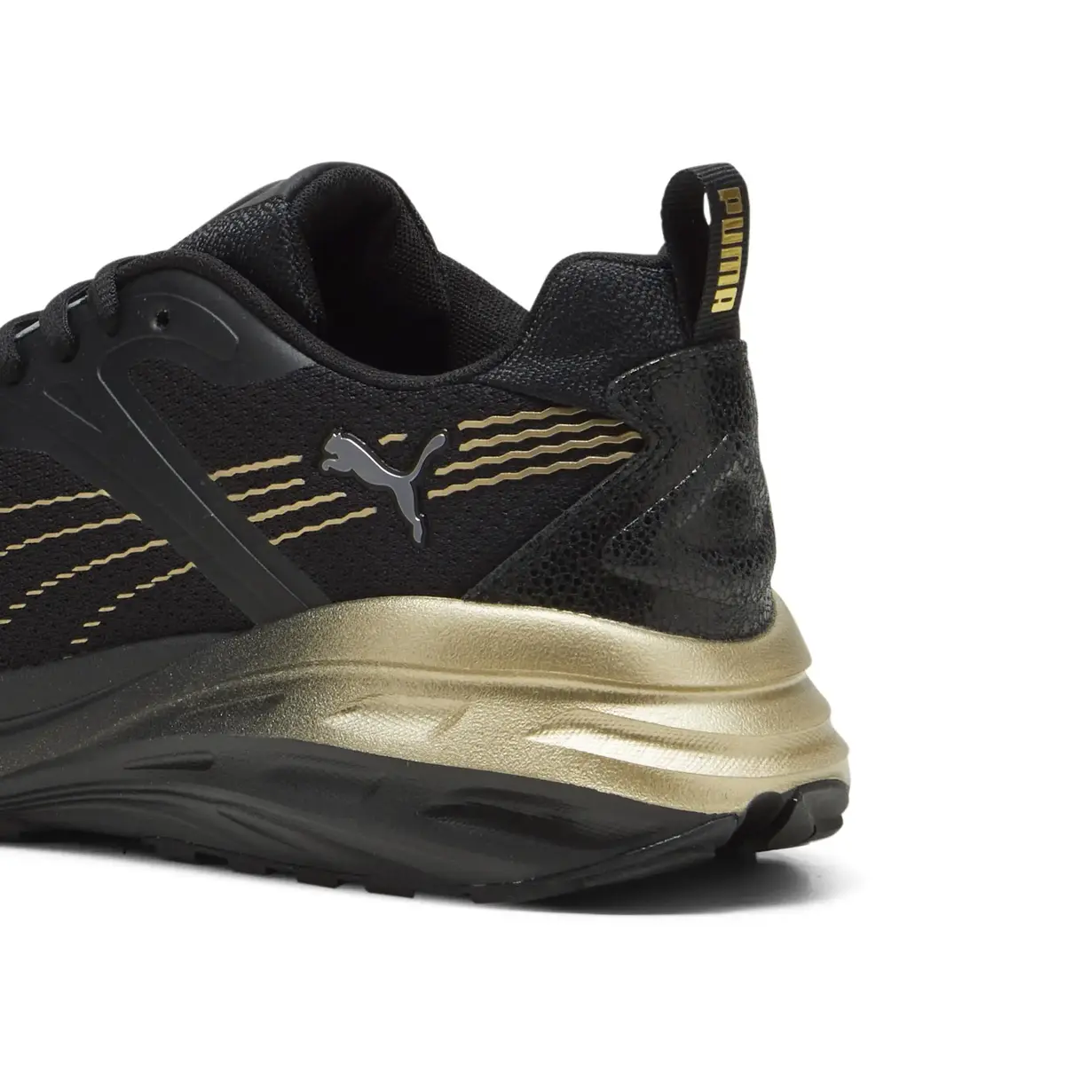PUMA Hypnotic Metallic Shine Siyah Unisex Yürüyüş ve Koşu Ayakkabısı
