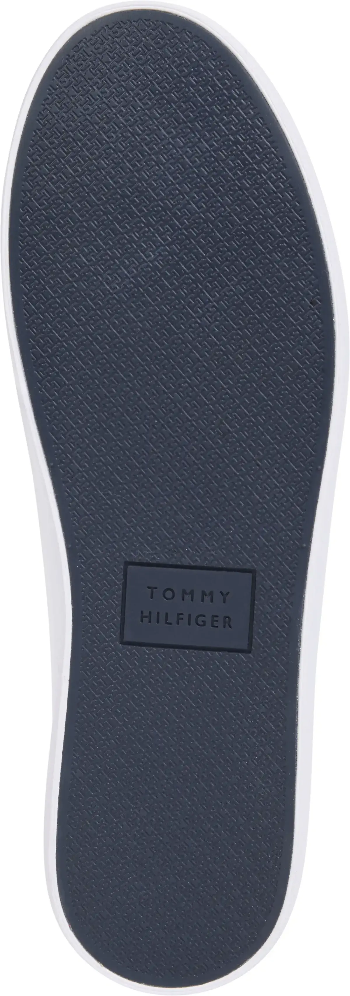 Tommy Hilfiger TH HI VULC LOW CORE, YBS Beyaz Erkek Spor Ayakkabı & Sneaker