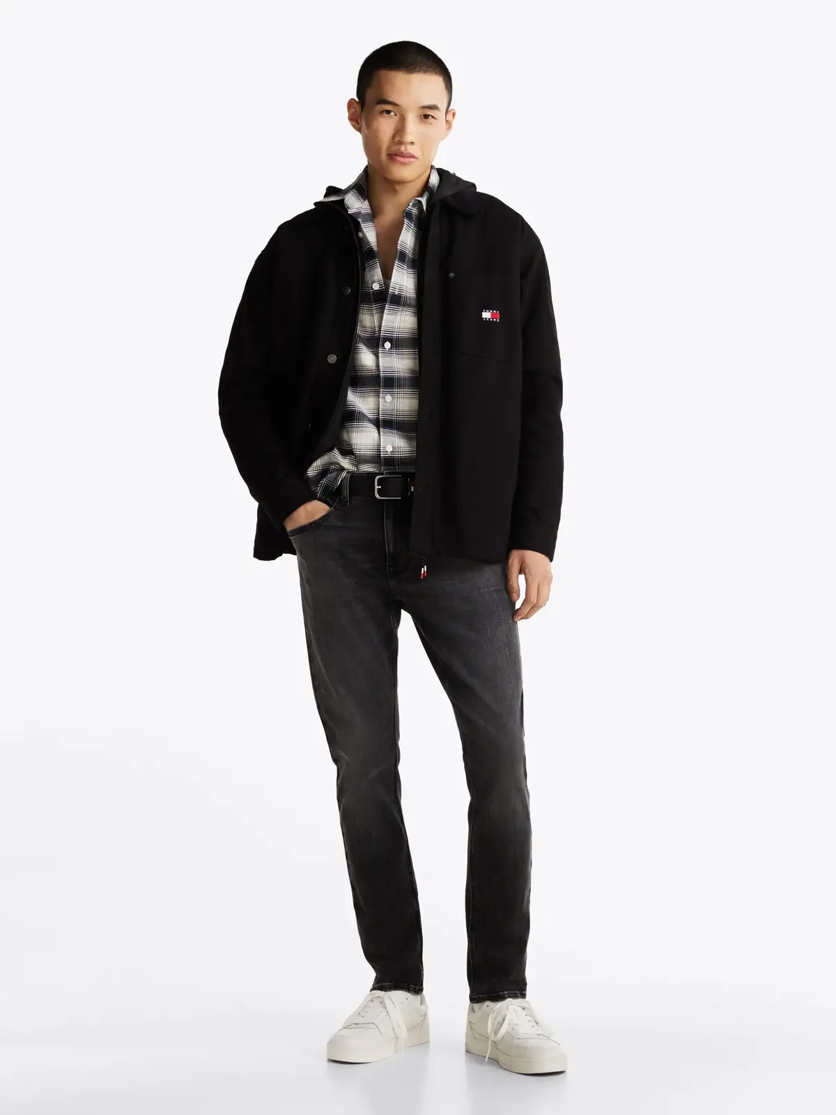 Tommy Hilfiger AUSTIN SLIM TPRD DH1, 1BZ Gri Erkek Jean Pantolon