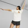 Puma STUDIO YOGINI LITE TEE Kadın Beyaz T-Shirt