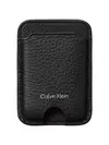 Calvin Klein FOIL EMBOSS MAGNETIC Deri RFID Manyetik Telefon Kart Tutucu