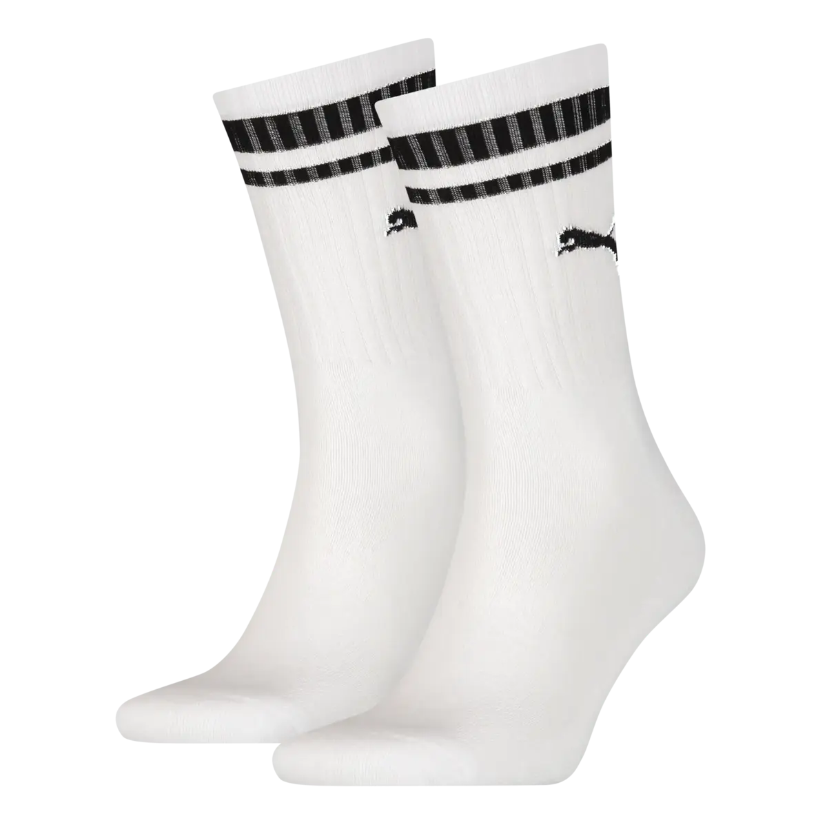 PUMA CREW HERITAGE STRIPE 2P UNISEX whit PUMA CREW HERITAGE STRIPE 2P UNISEX whit